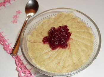 pohánkovo-krupicový puding