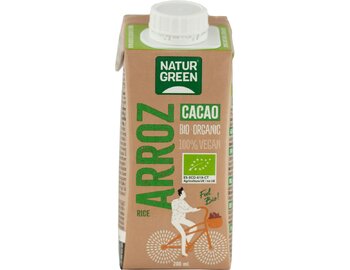 Ryžový nápoj s kakaom Natur Green 200 ml 