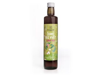 Čierna baza kvet sirup bio Sonnentor 500 ml Čierna baza kvet sirup bio Sonnentor 500 ml