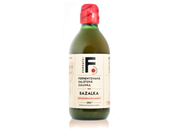 Fermentovaná šalátová zálievka - Bazalka FERMATO 340 ml Fermentovaná šalátová zálievka - Bazalka FERMATO 340 ml