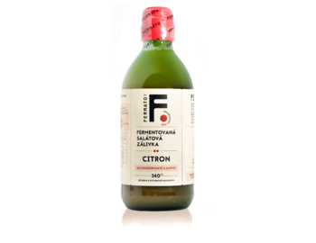 Fermentovaná šalátová zálievka - Citrón FERMATO 340 ml Fermentovaná šalátová zálievka - Citrón FERMATO 340 ml