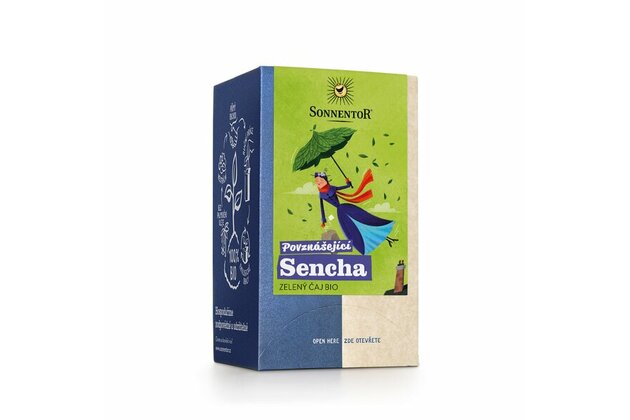 Povznášajúca Sencha Zelený čaj bio porciovaný Sonnentor 21,6g