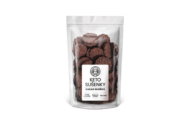 KETO sušienky kakao škorica 240g