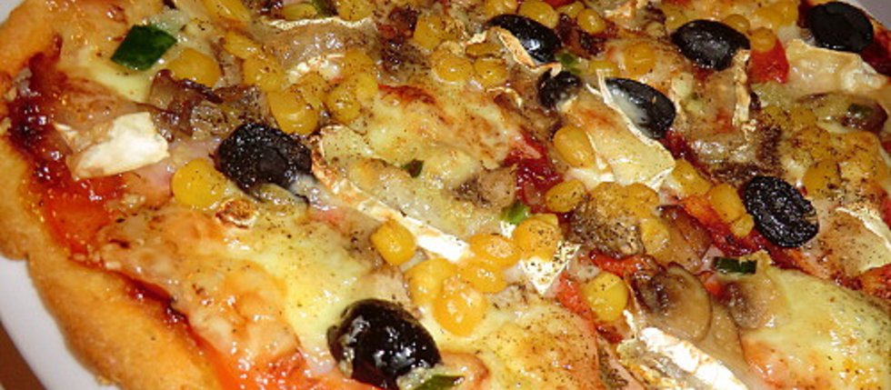 Pizza zo špaldovo-kukuričnej múky